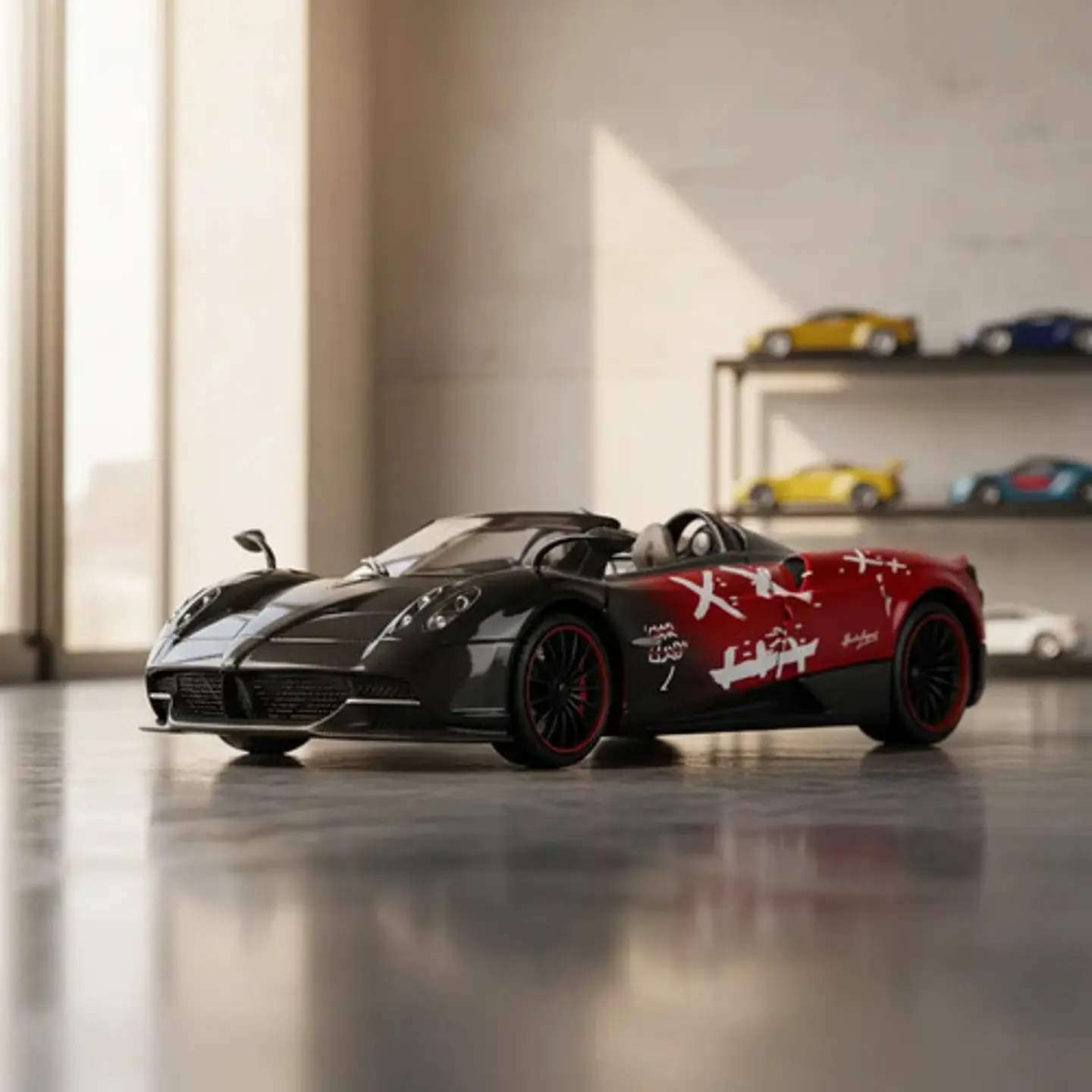 Carro Pagani Huayra Fengshen Roadster Escala 1:24 Colección 3