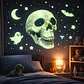 Calavera Cráneo Pirata Decoración Fiesta Halloween - Miniatura 4