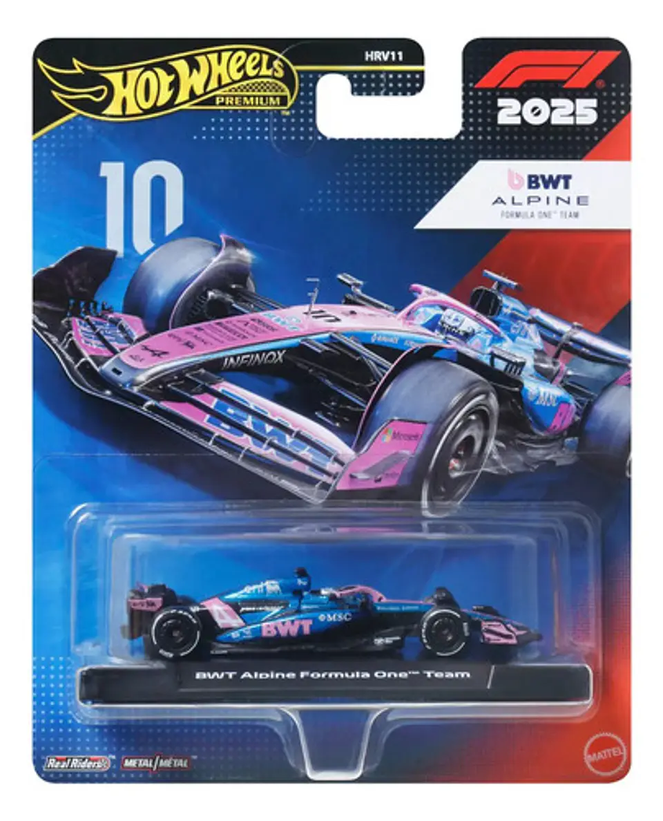 Hot Wheels Collector Alpine Gasly Auto Premium Detallado Multicolor 4