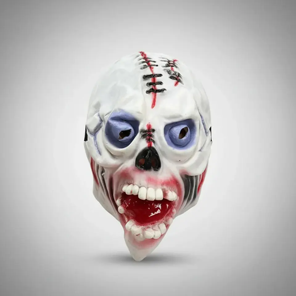 Máscara De Terror Zombie Sangrienta Para Disfraz Halloween 1