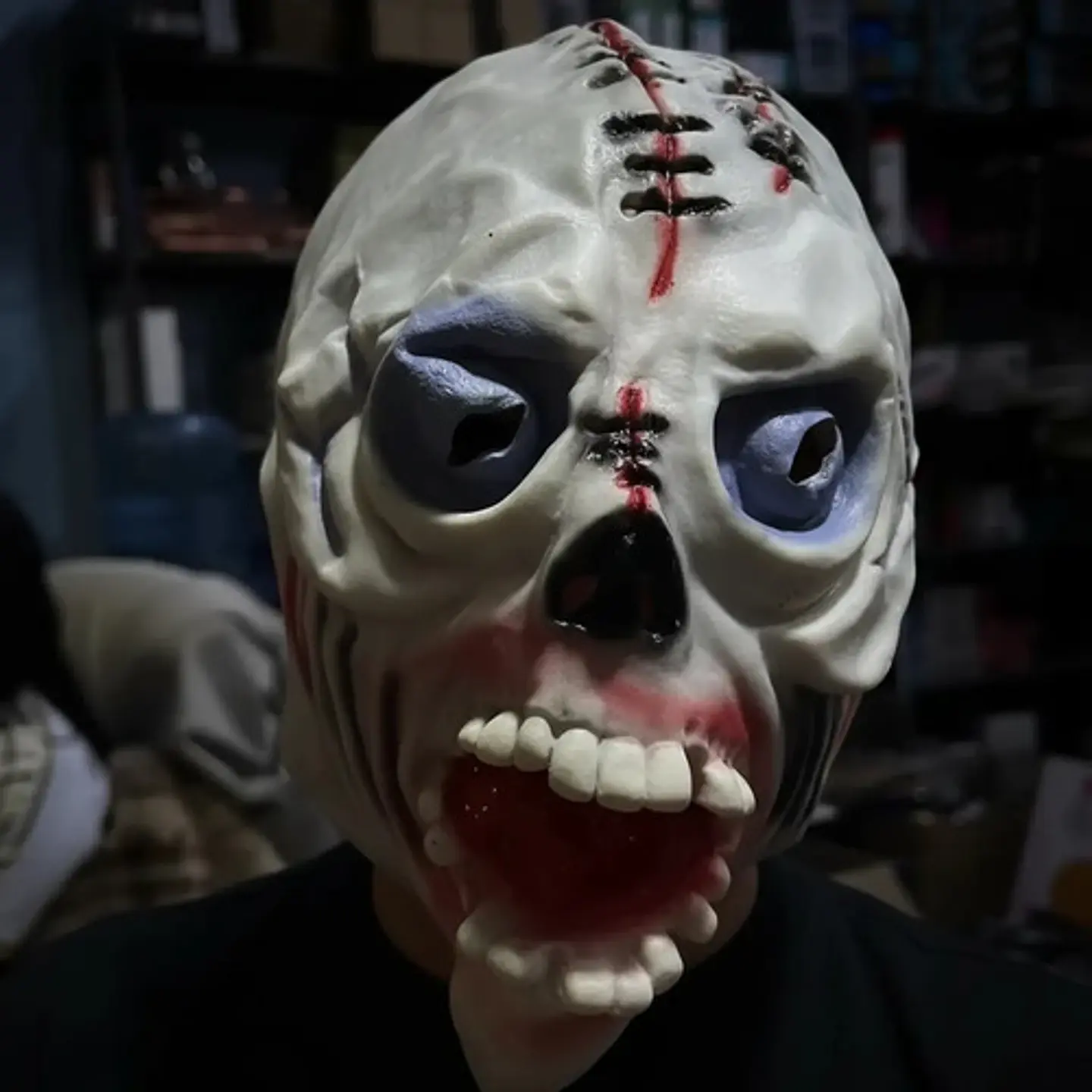 Máscara De Terror Zombie Sangrienta Para Disfraz Halloween 4