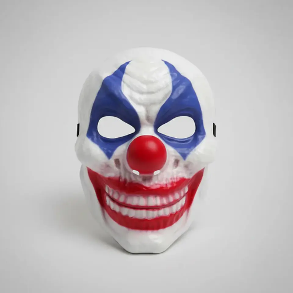 Máscara Careta Payaso Diabólico Calavera Disfraz Halloween 1