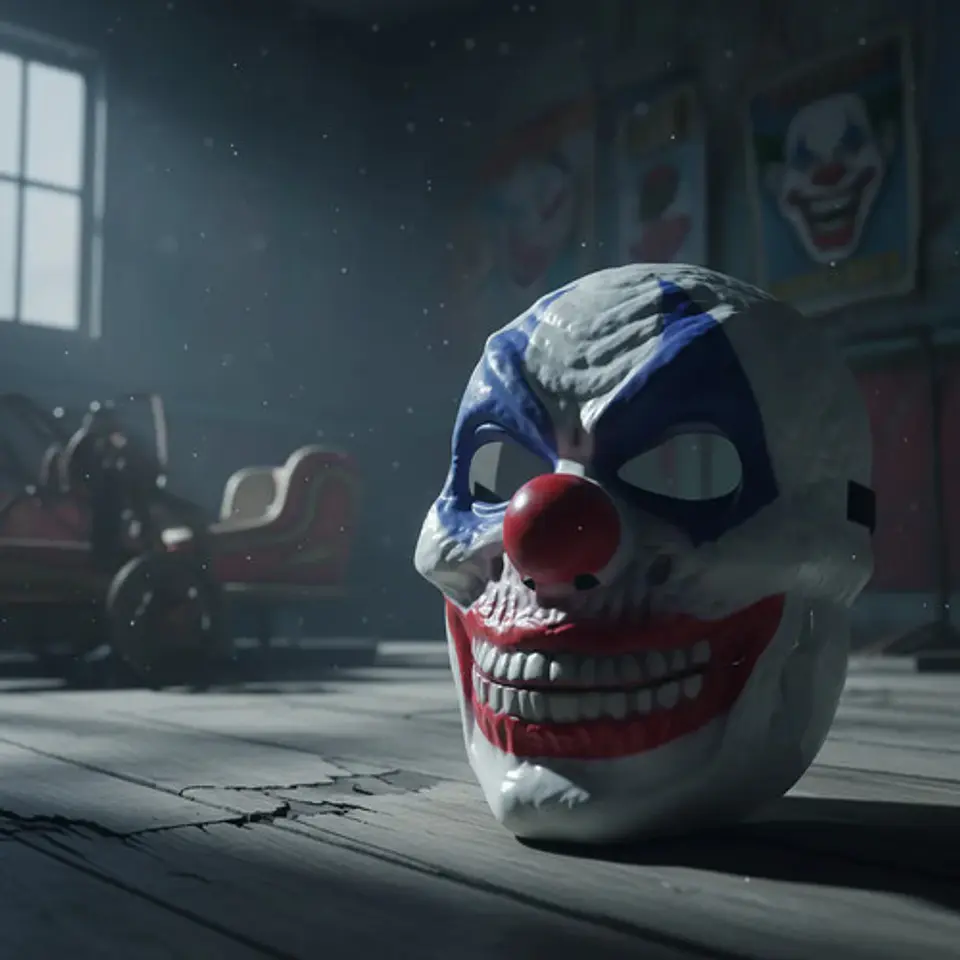 Máscara Careta Payaso Diabólico Calavera Disfraz Halloween 2