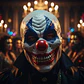 Máscara Careta Payaso Diabólico Calavera Disfraz Halloween - Miniatura 3