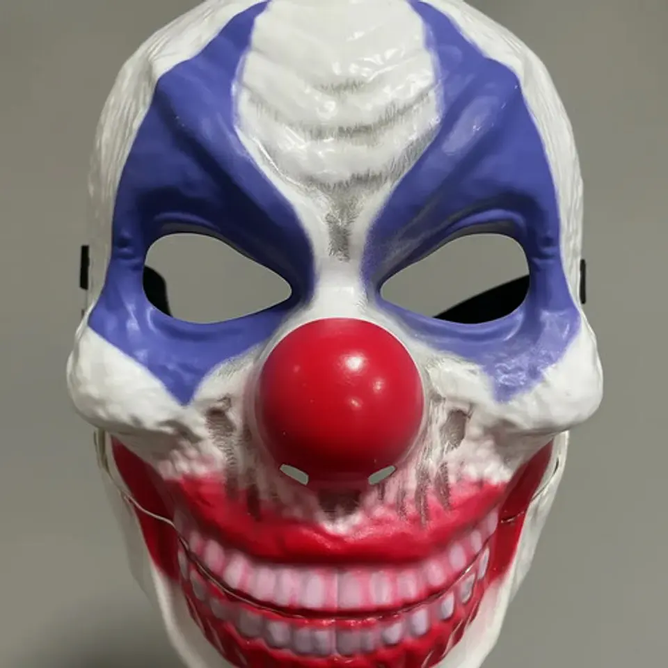 Máscara Careta Payaso Diabólico Calavera Disfraz Halloween 4