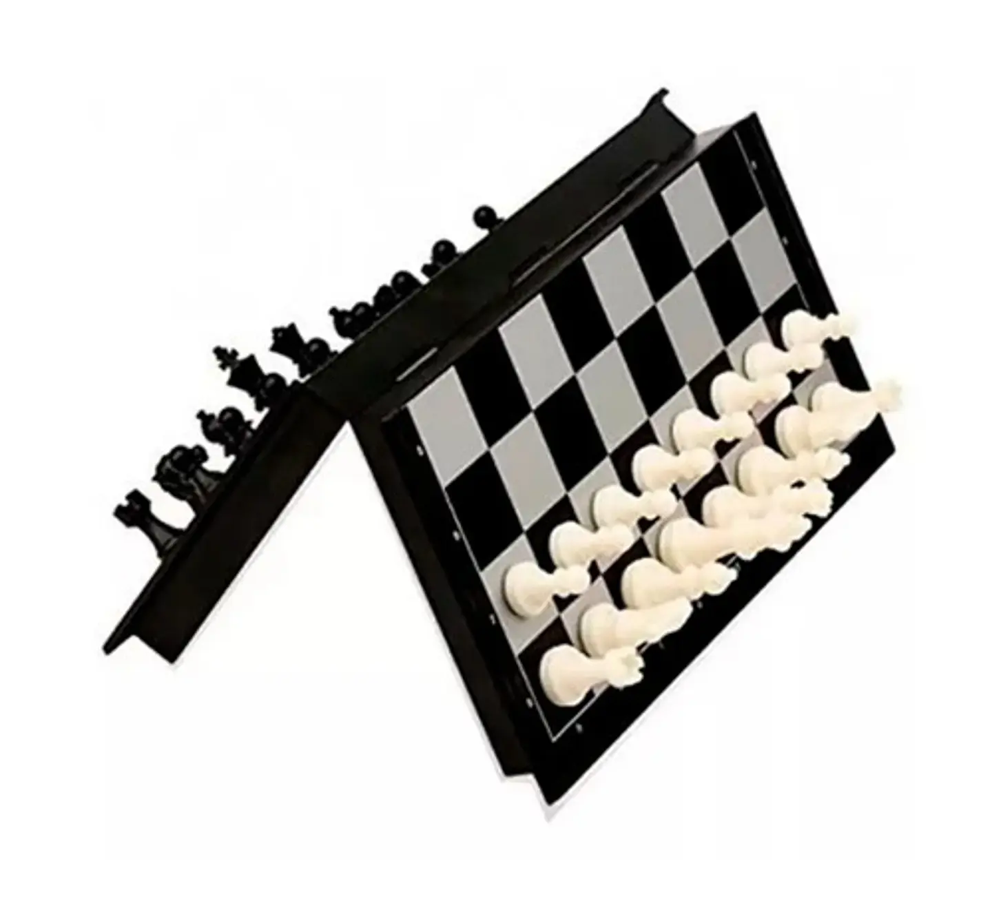 Tablero Ajedrez  Magnético Plegable 25cm Alfa Numerico 2