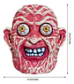 Máscara Careta Terror Monstruo Cerebro Halloween Freddy - Miniatura 3