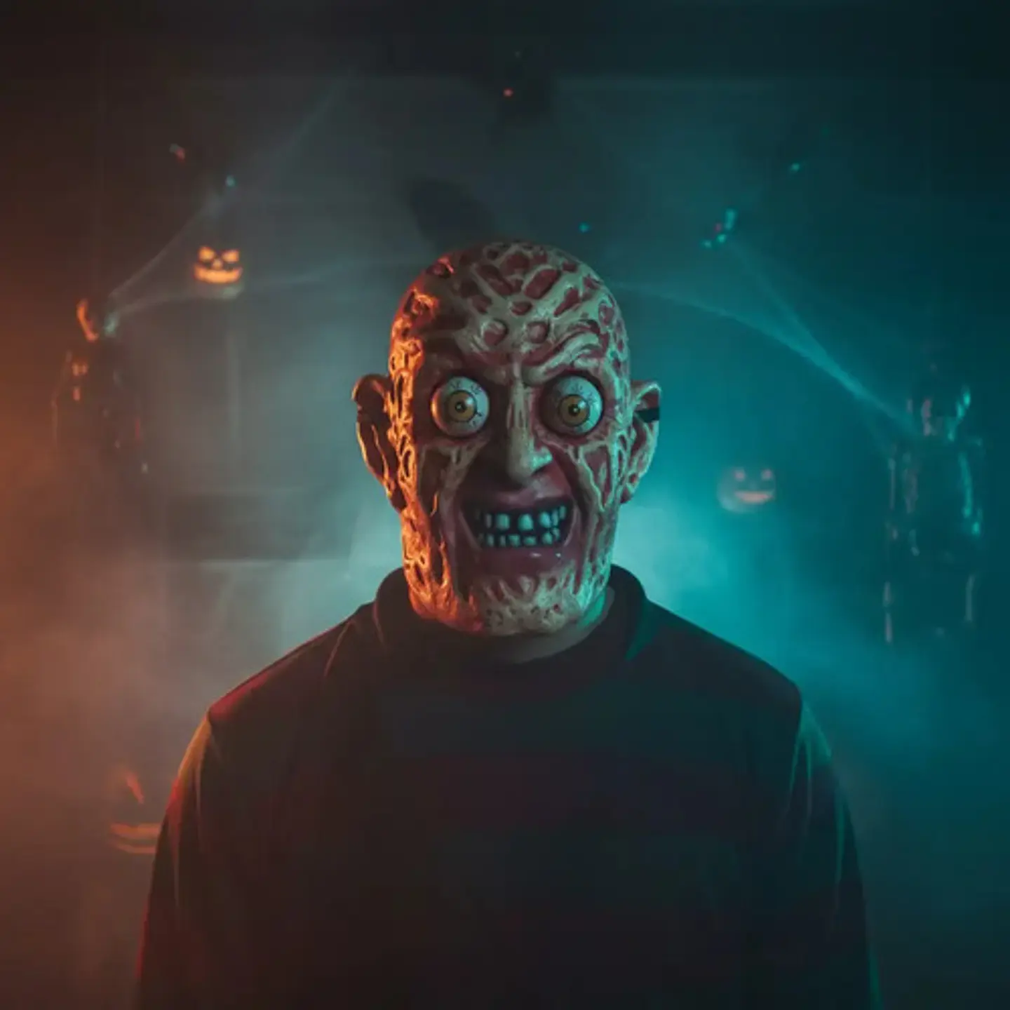 Máscara Careta Terror Monstruo Cerebro Halloween Freddy 5