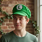Gorra Disfraz Luigi Super Mario Bros Cosplay Halloween - Miniatura 1