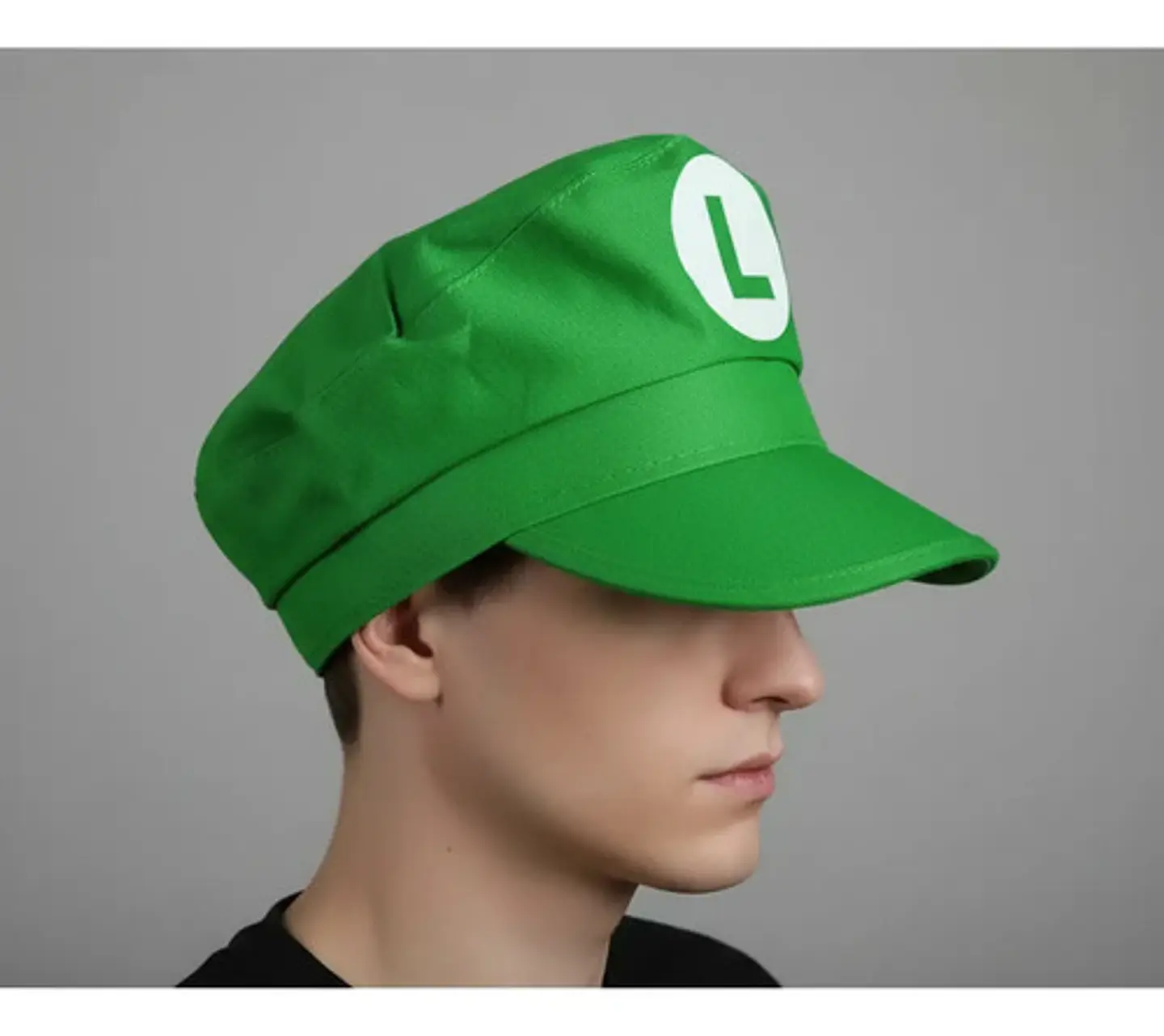 Gorra Disfraz Luigi Super Mario Bros Cosplay Halloween 3