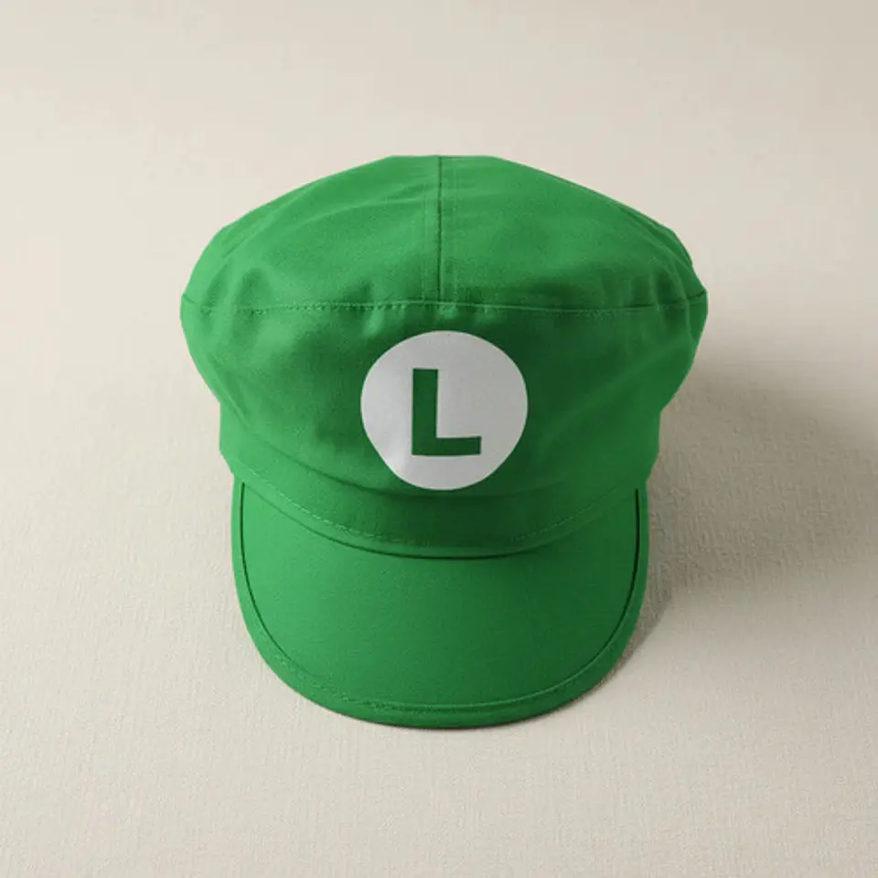 Gorra Disfraz Luigi Super Mario Bros Cosplay Halloween 4