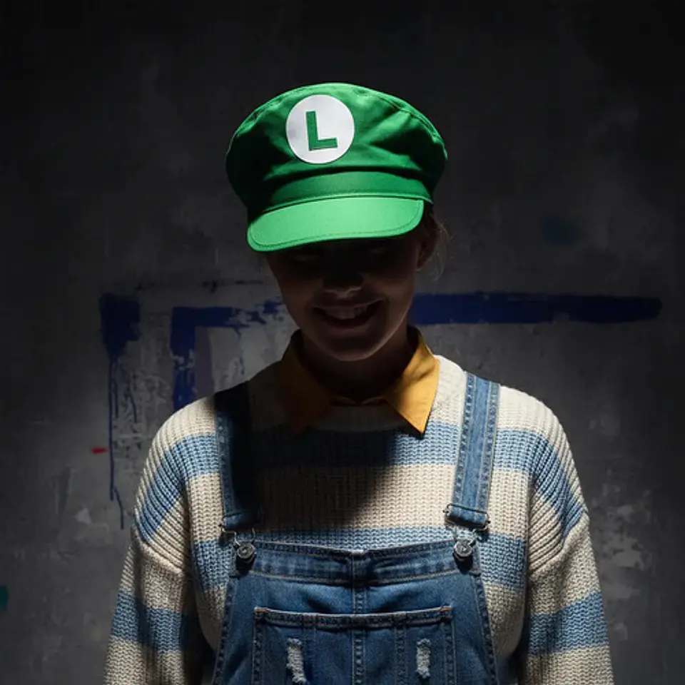 Gorra Disfraz Luigi Super Mario Bros Cosplay Halloween 5