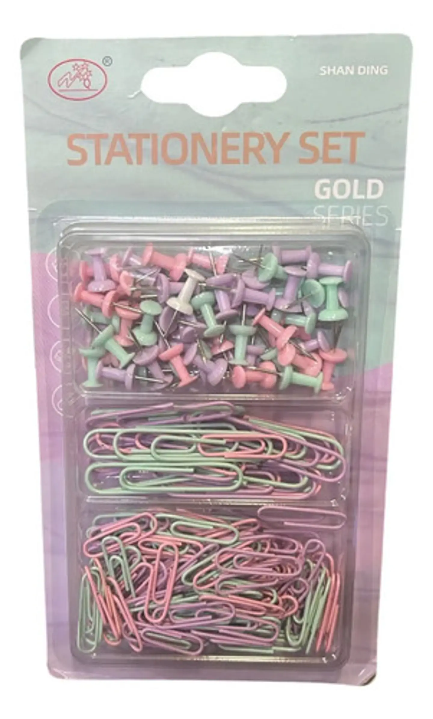 Set Jumbo Chinchones Y Clips  Para Oficina Estudio 1