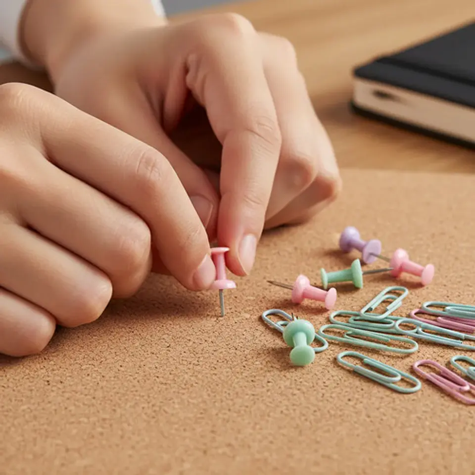 Set Jumbo Chinchones Y Clips  Para Oficina Estudio 2