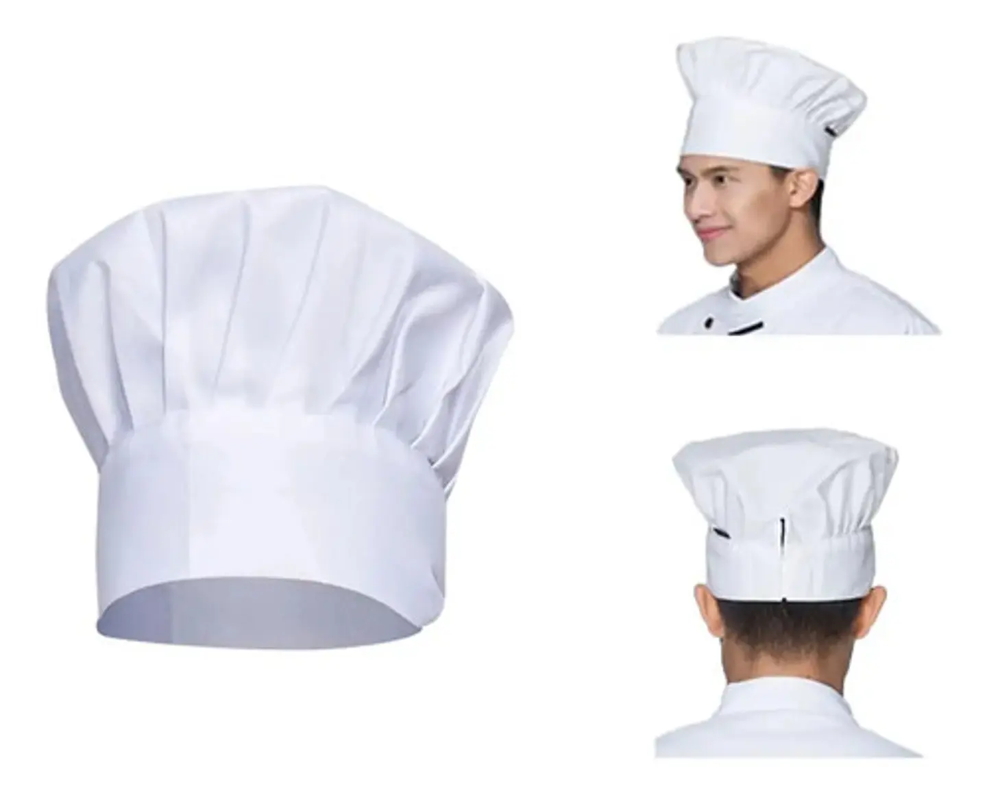 Goesup Juego De Delantal De Chef Con Sombrero De Carnicero 3