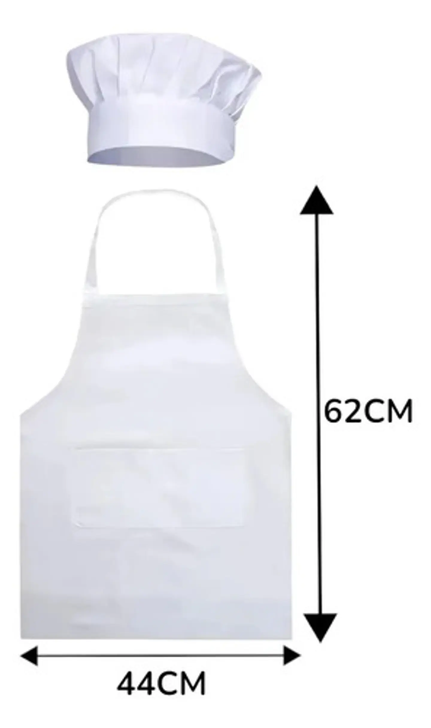 Goesup Juego De Delantal De Chef Con Sombrero De Carnicero 6
