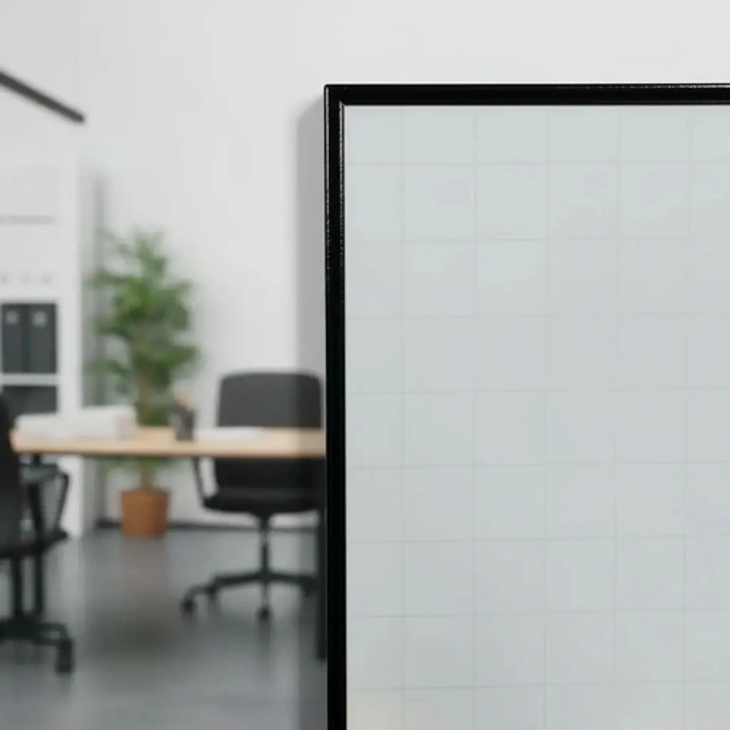 Tablero Acrílico Borrable 60x40m Mediano Con Cuadricula  2