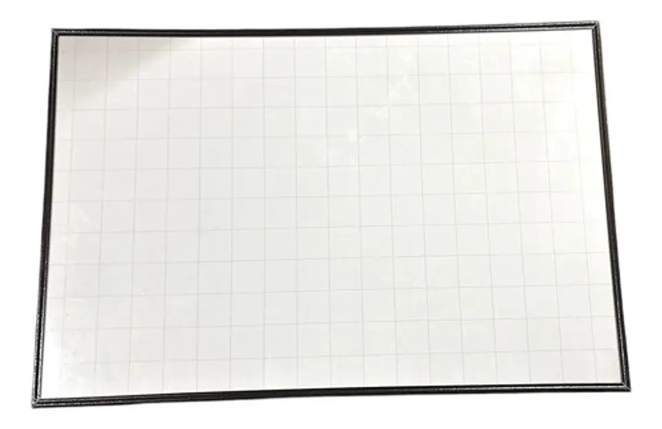 Tablero Acrílico Borrable 60x40m Mediano Con Cuadricula  7