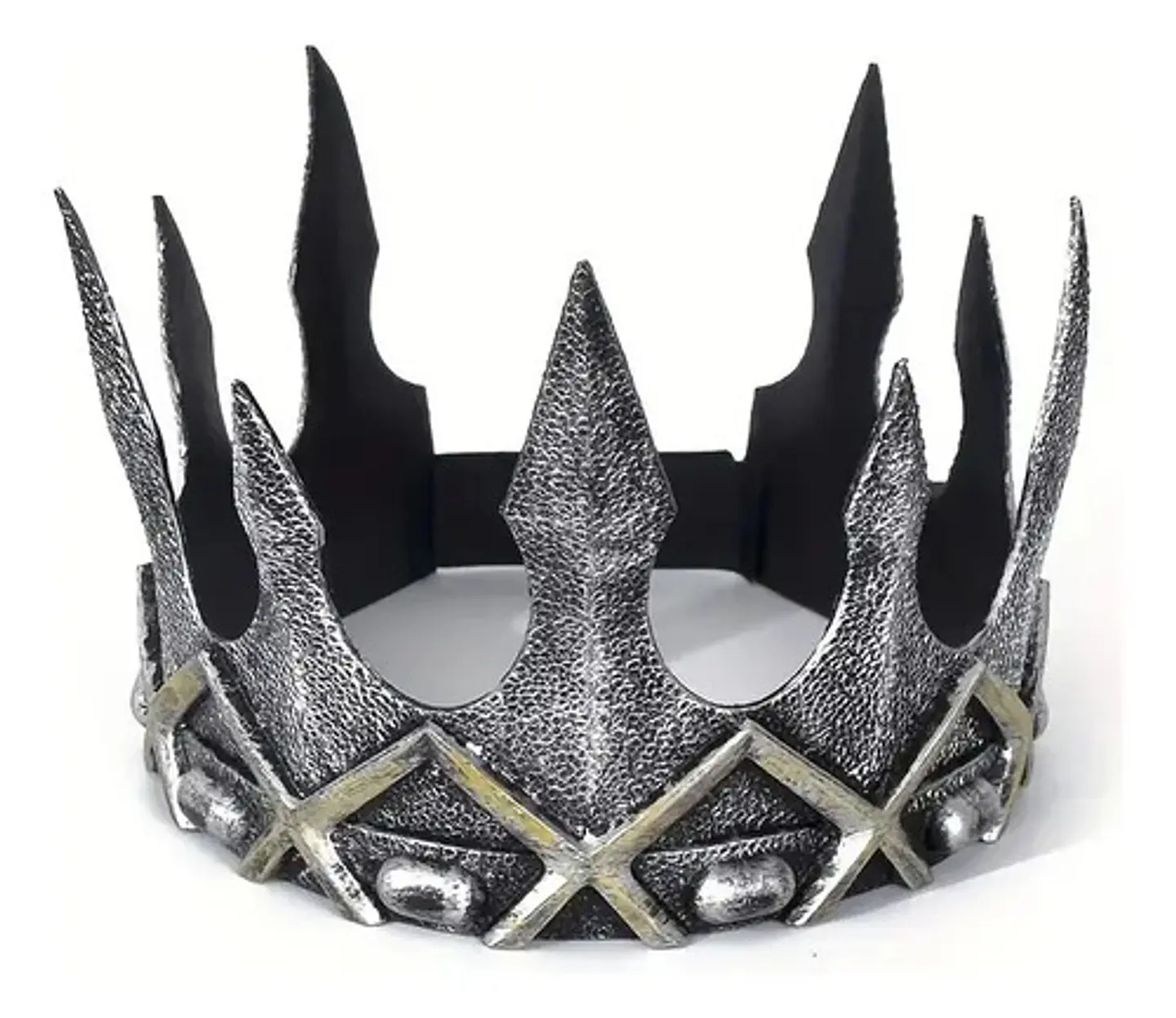 Tiara De Corona Para Hombre, King Para Hombre Espuma Belcro 1