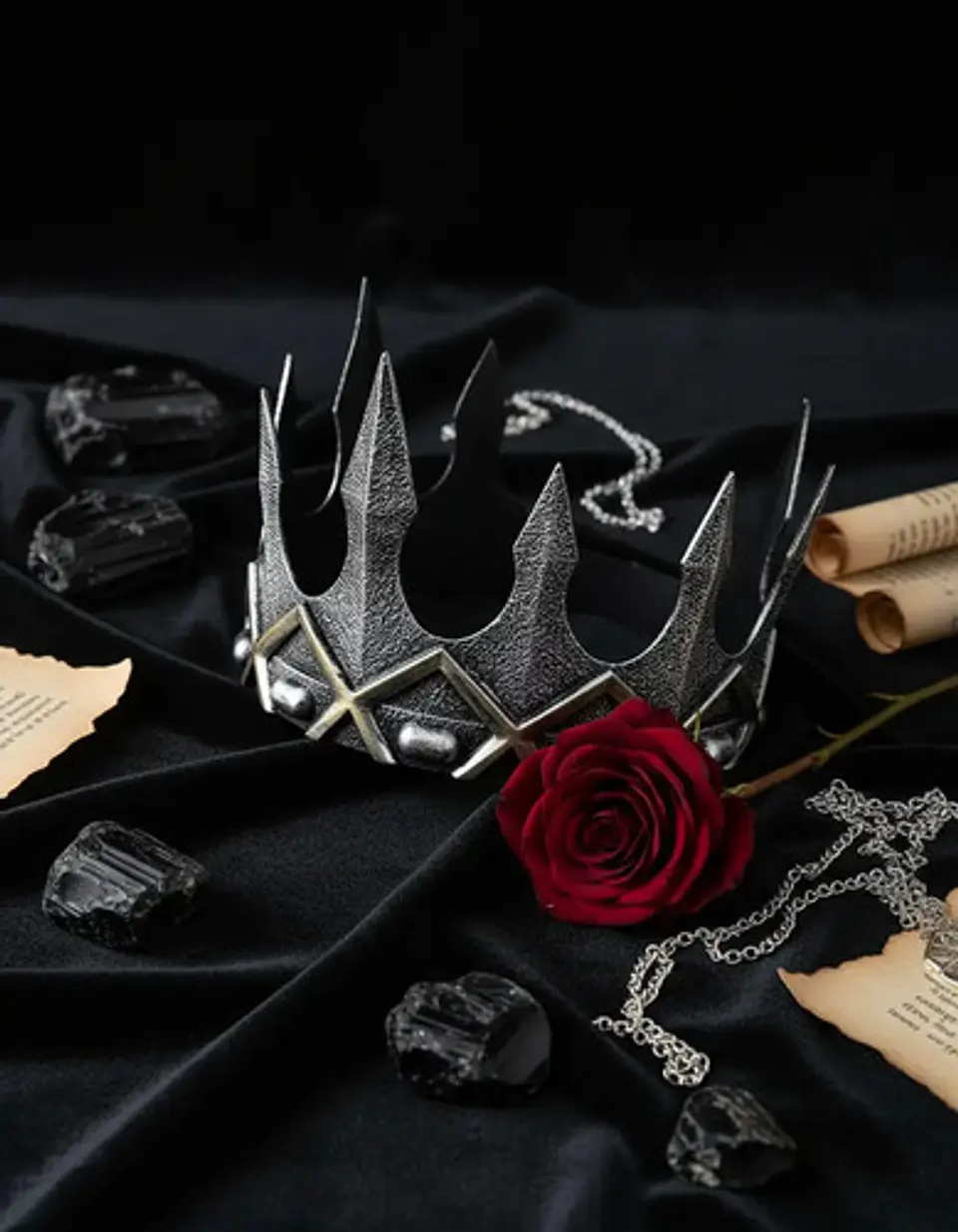 Tiara De Corona Para Hombre, King Para Hombre Espuma Belcro 3