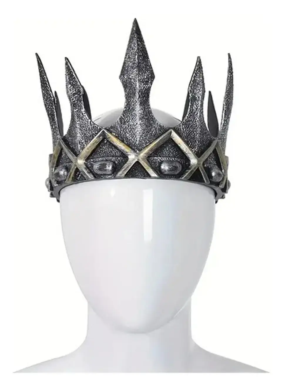 Tiara De Corona Para Hombre, King Para Hombre Espuma Belcro 5