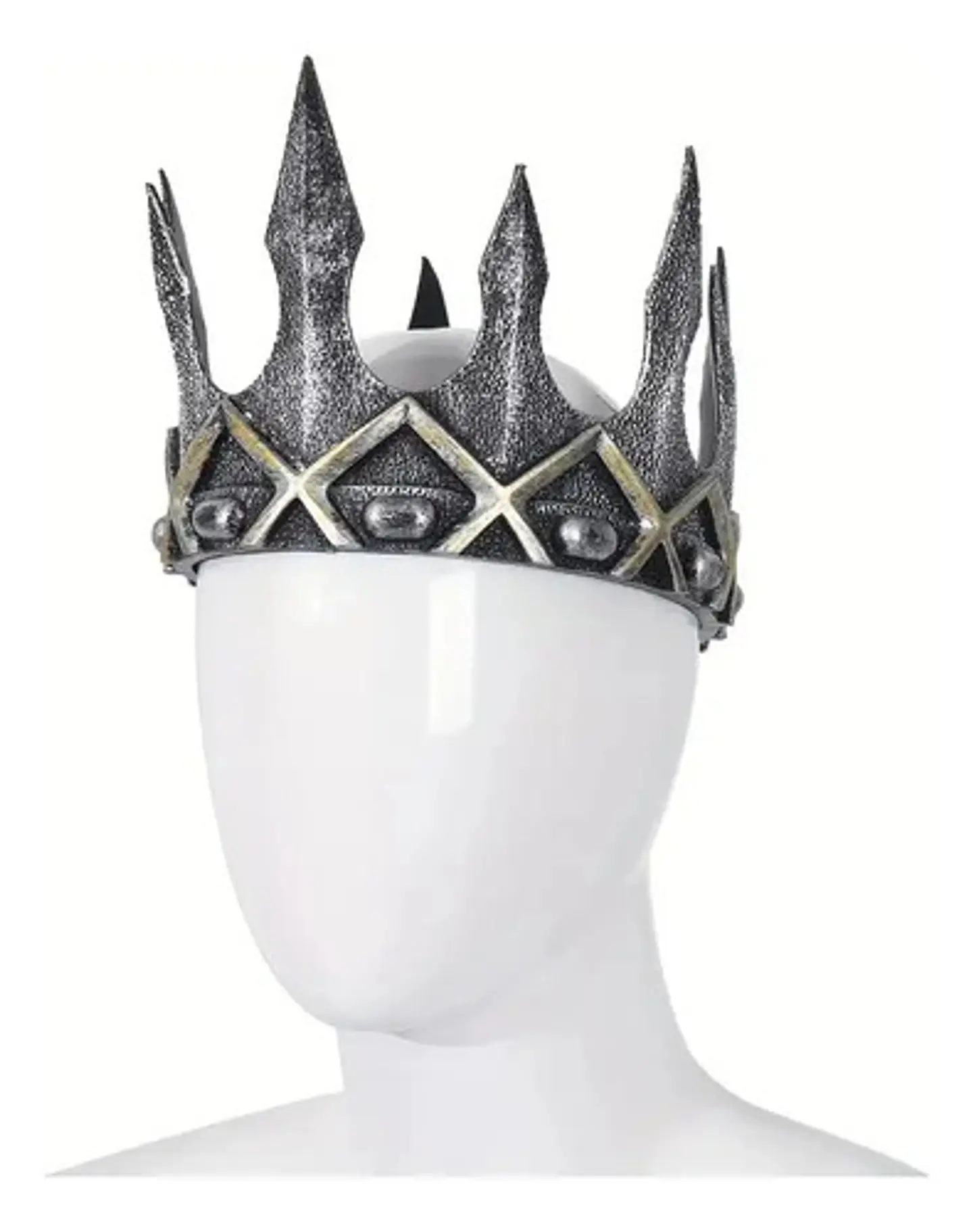 Tiara De Corona Para Hombre, King Para Hombre Espuma Belcro 6