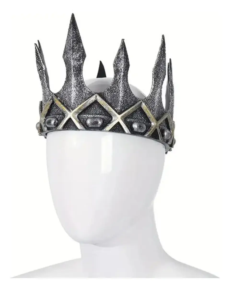 Tiara De Corona Para Hombre, King Para Hombre Espuma Belcro 6