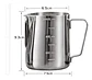Jarra Espumadora De Leche 350ml Cremadora Latte Art Espresso - Miniatura 3