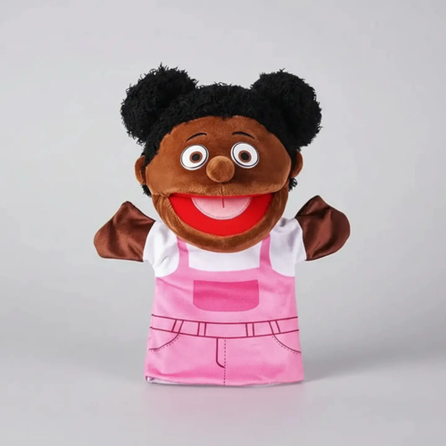 Set De 6 Títeres De Mano Familia Afro En Peluche Escolar 5