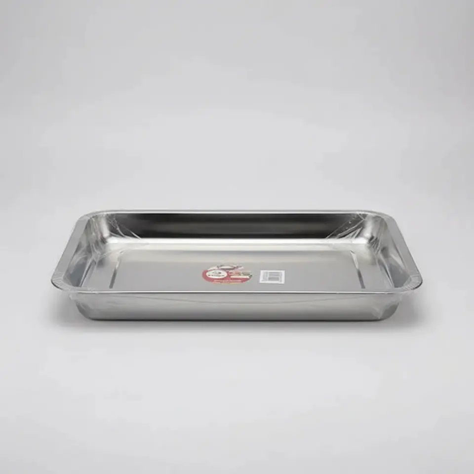 Bandeja Rectangular Acero Inoxidable 40x29.5cm Horno Cocina 1