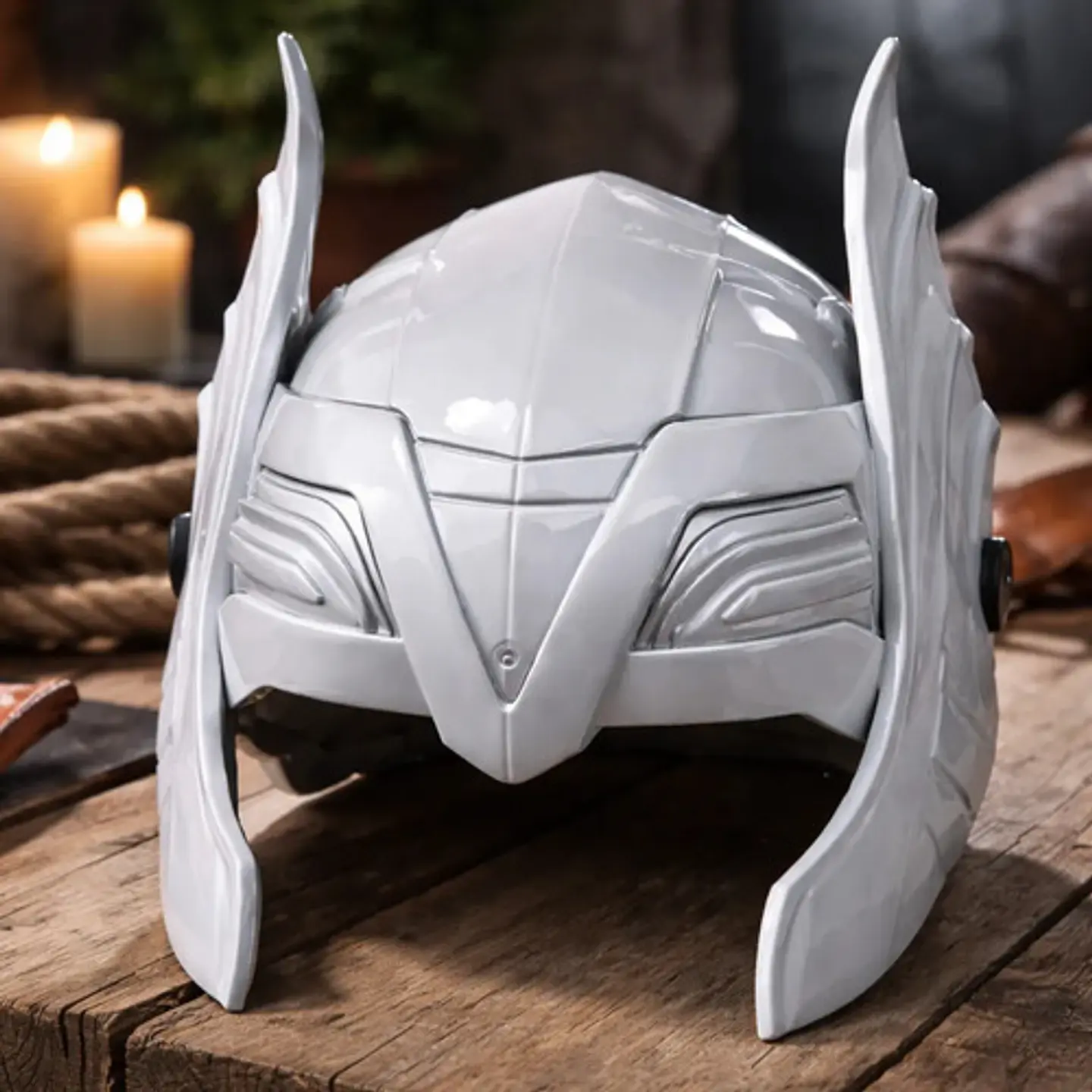 Máscara De Disfraces De Thor Super Heroes Para Fiesta De Cosplay, Color Gris Thor Cinza 3