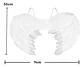 Disfraz Alas  Ángel Negras Plumas Mp294 Unisex Halloween * - Miniatura 3
