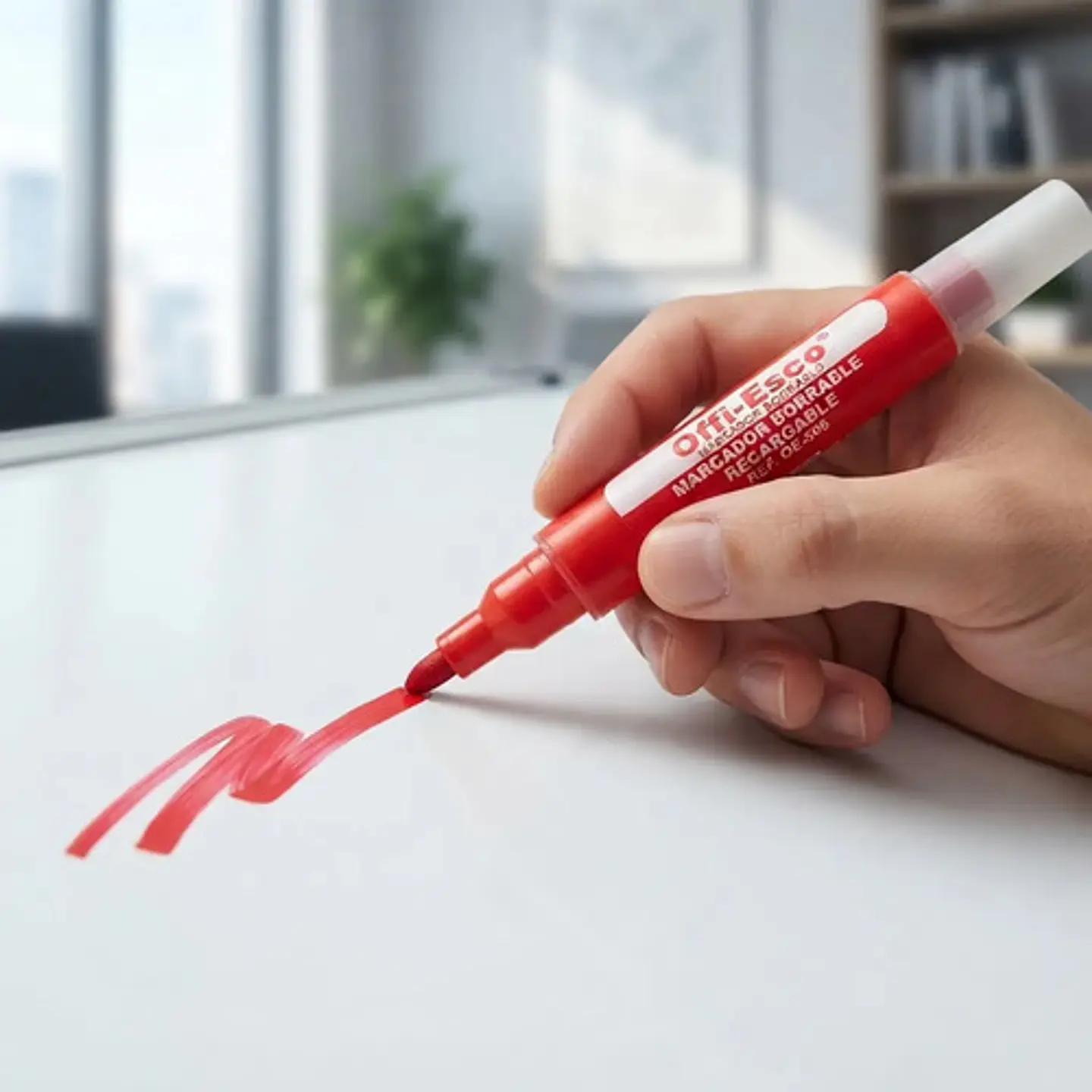 Marcador Borrable Recargable Offi Esco Oe-506 X10 Und Color  4