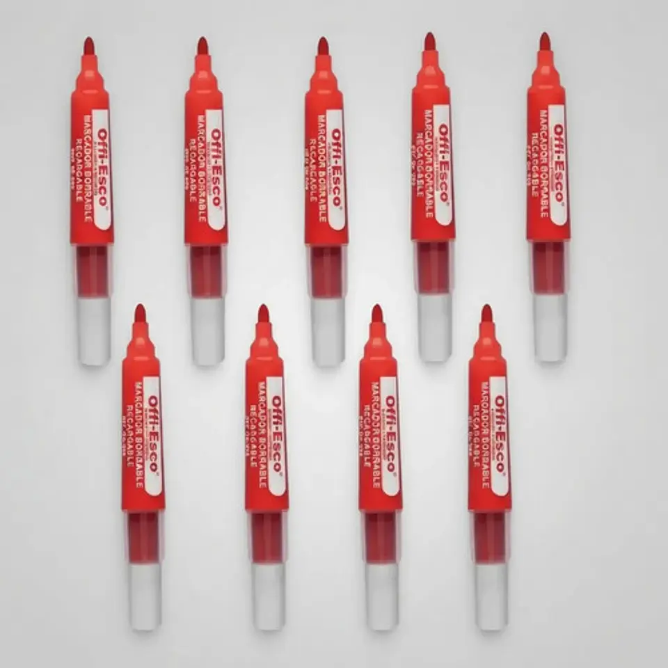 Marcador Borrable Recargable Offi Esco Oe-506 X10 Und Color  6