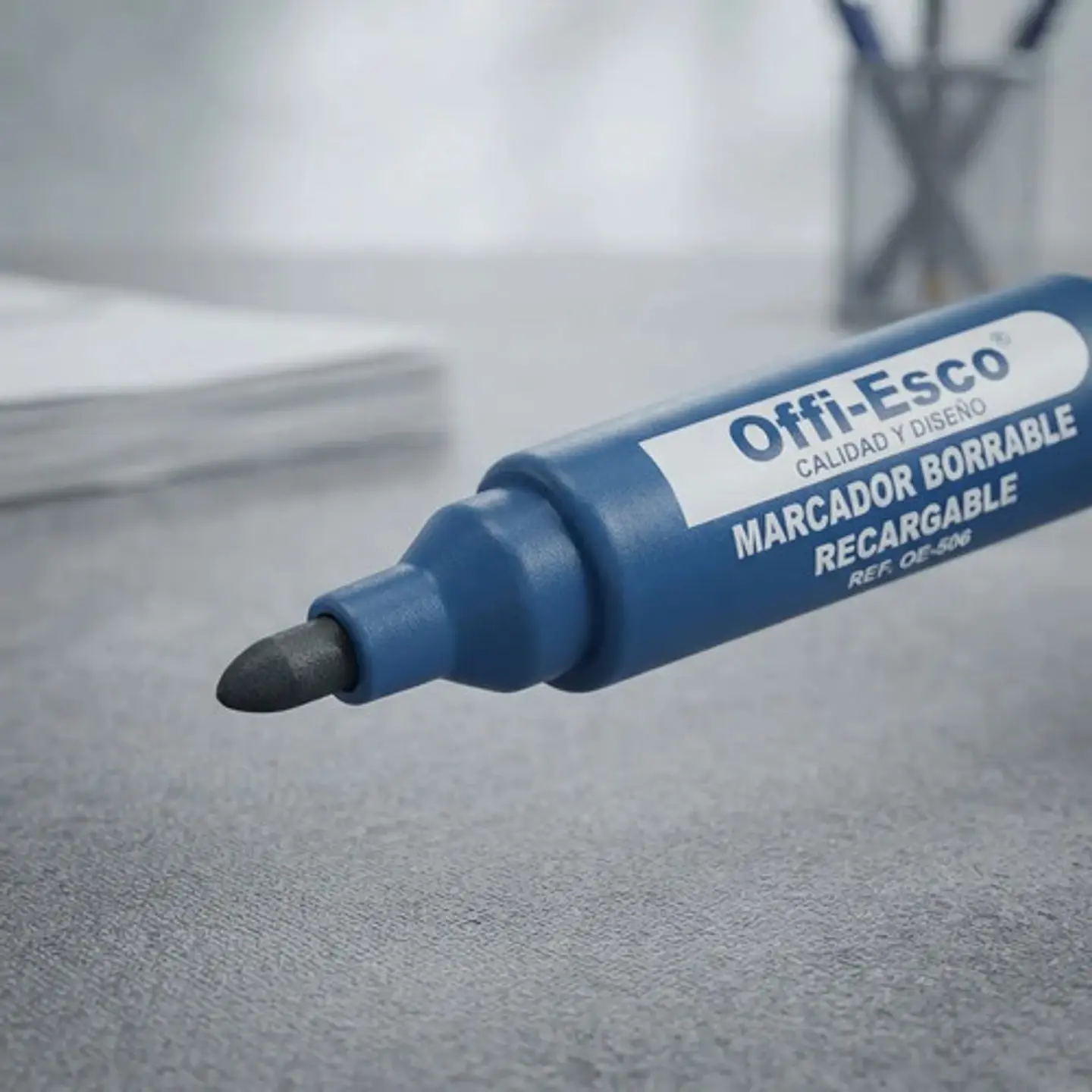 Marcador Borrable Recargable Offi Esco Oe-506 X10 Und Color  8
