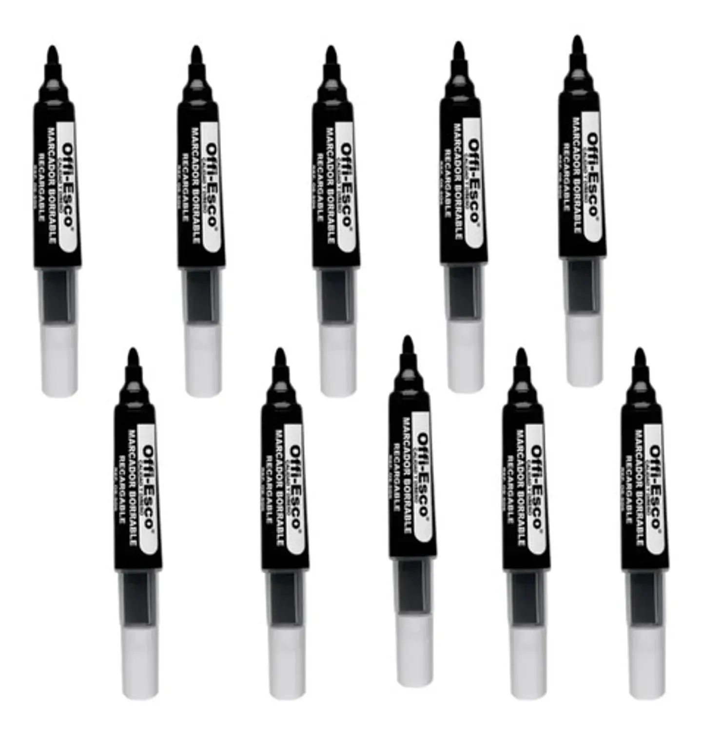 Marcador Borrable Recargable Offi Esco Oe-506 X10 Und Color  9