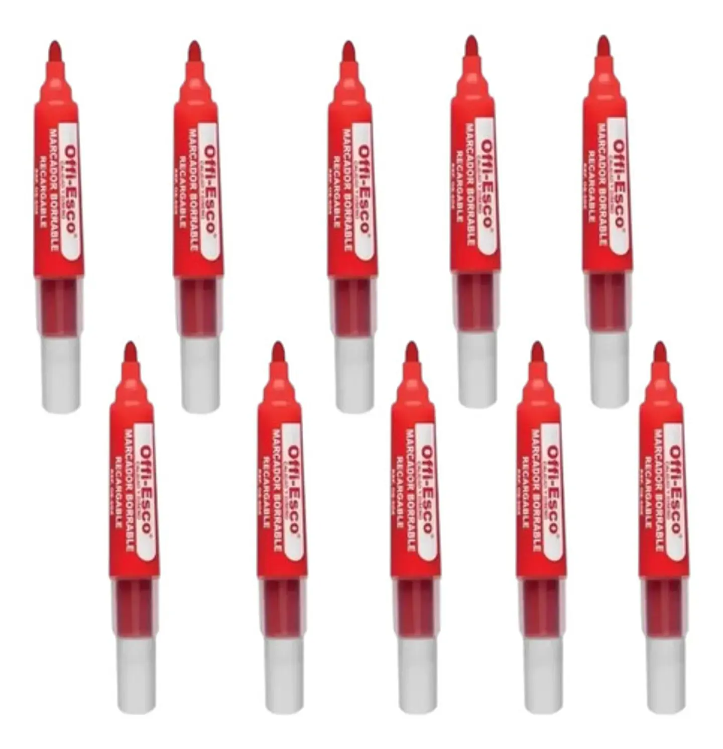 Marcador Borrable Recargable Offi Esco Oe-506 X10 Und Color  15