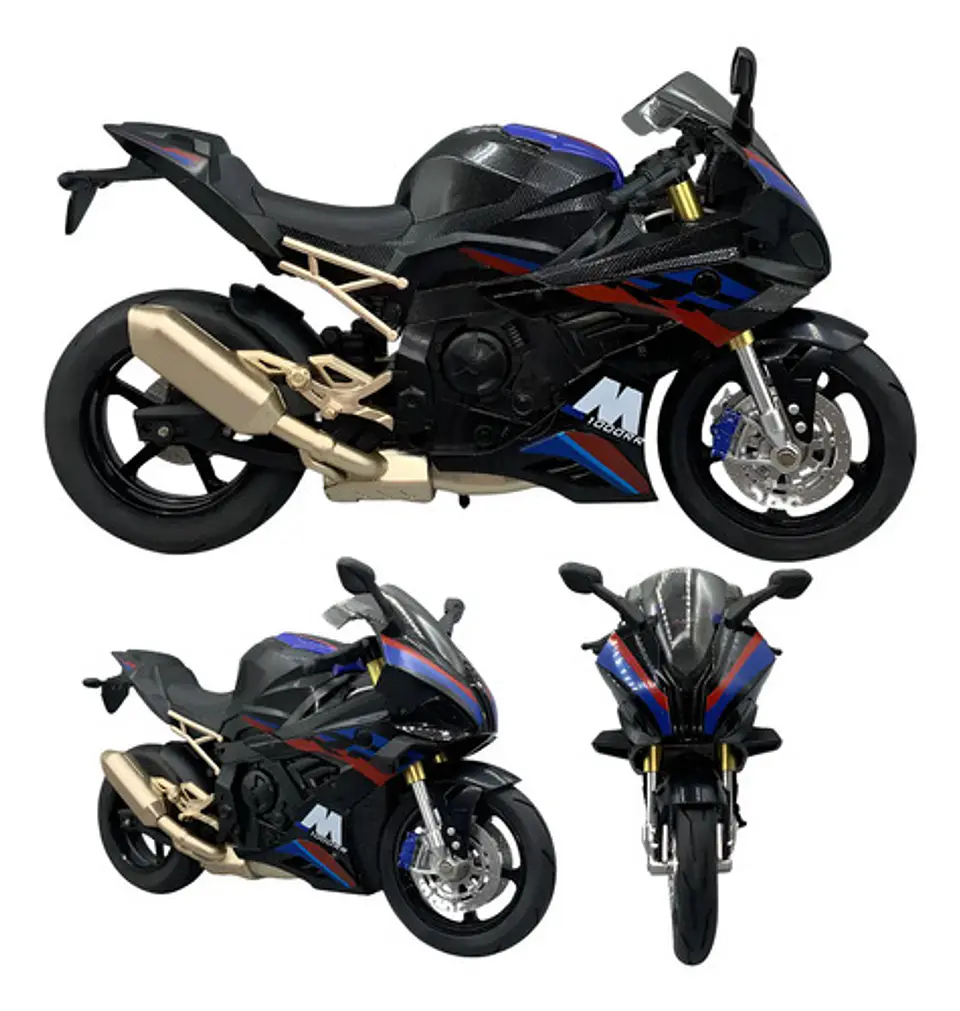 Miniatura Moto Bmw S1000rr, Colección A Escala 1:10 1