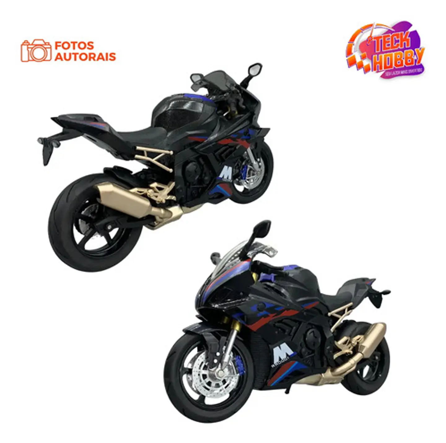 Miniatura Moto Bmw S1000rr, Colección A Escala 1:10 3