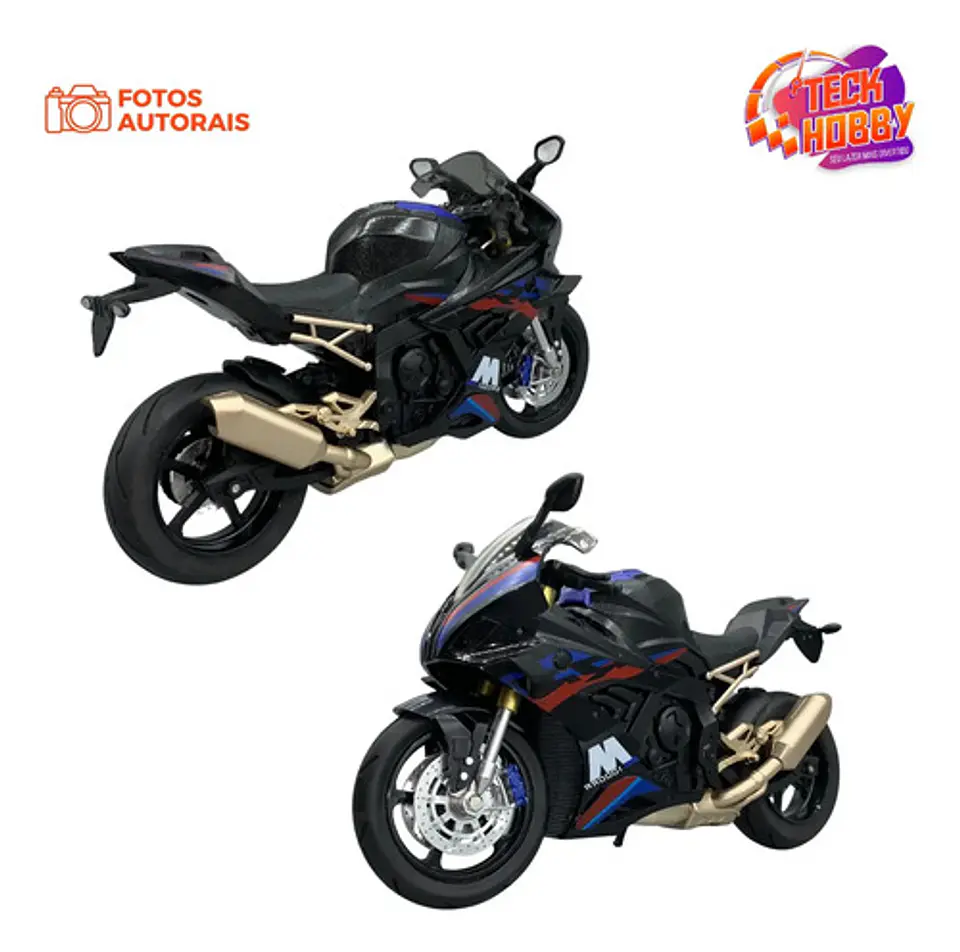 Miniatura Moto Bmw S1000rr, Colección A Escala 1:10 3