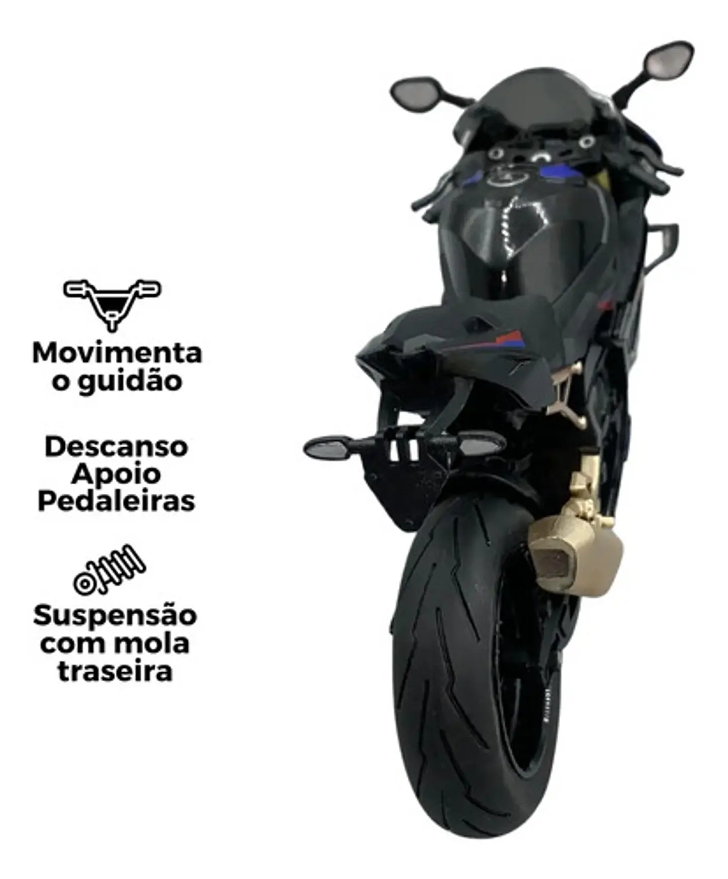 Miniatura Moto Bmw S1000rr, Colección A Escala 1:10 6
