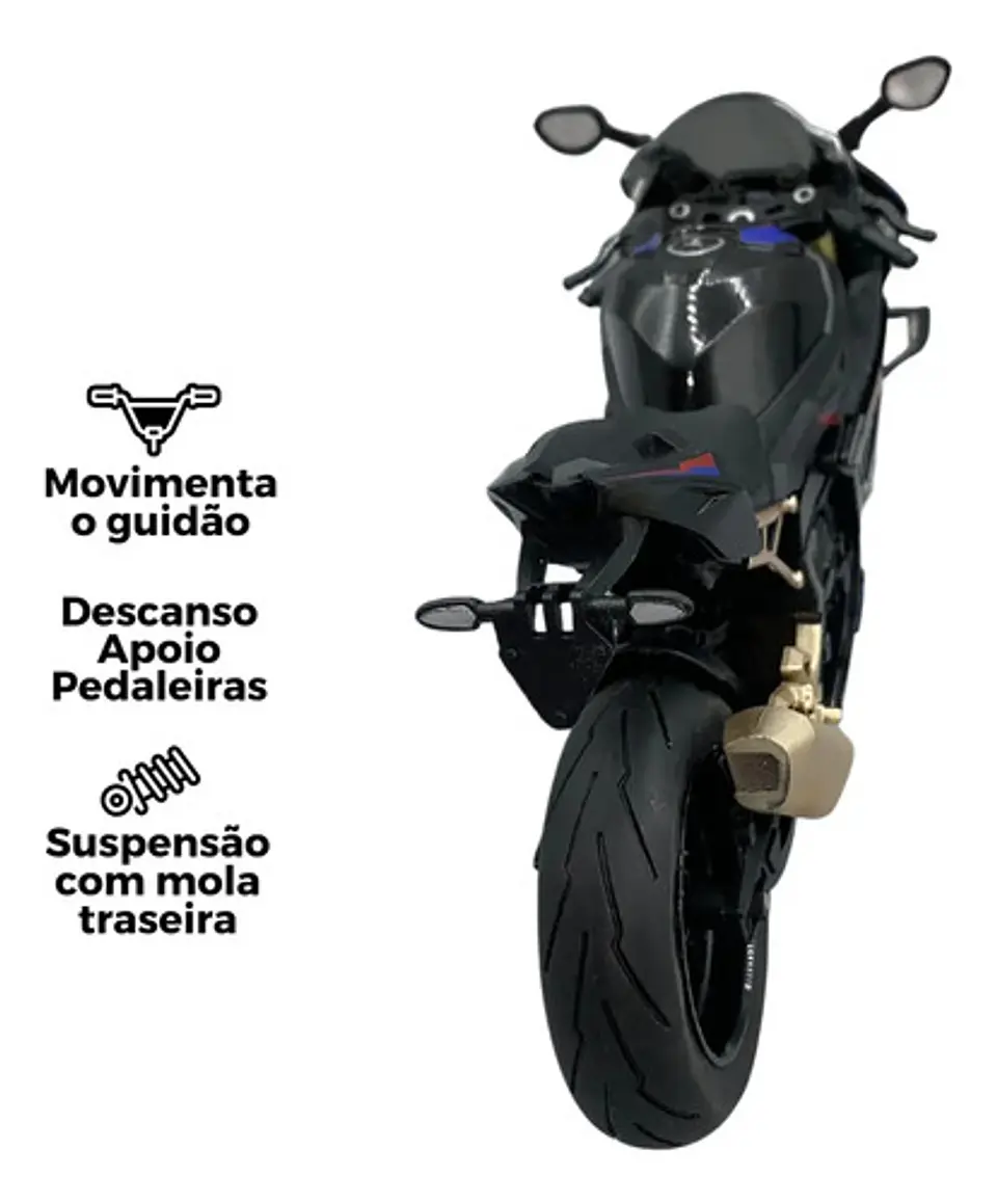 Miniatura Moto Bmw S1000rr, Colección A Escala 1:10 6
