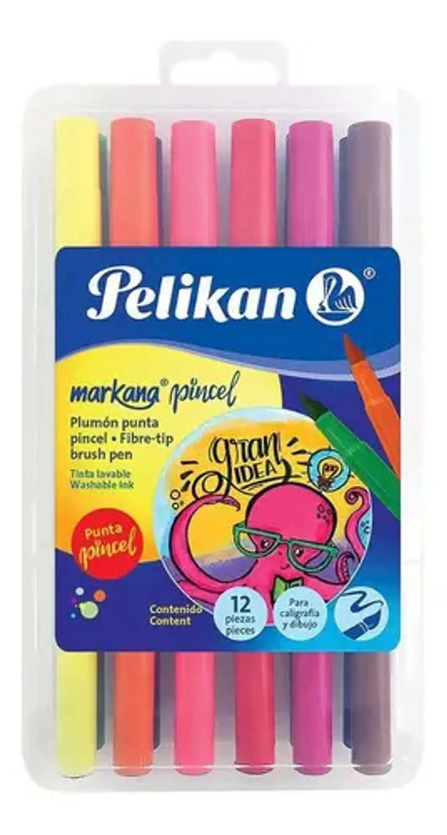 Marcador Punta Pincel Pelikan Markana Pincel Para Lettering 1