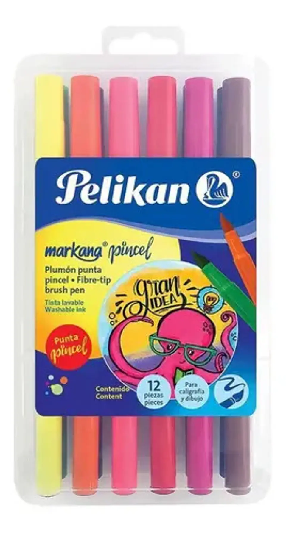Marcador Punta Pincel Pelikan Markana Pincel Para Lettering 1