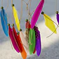 Balaca Boho Con Plumas De Colores Para Cabello Halloween - Miniatura 5