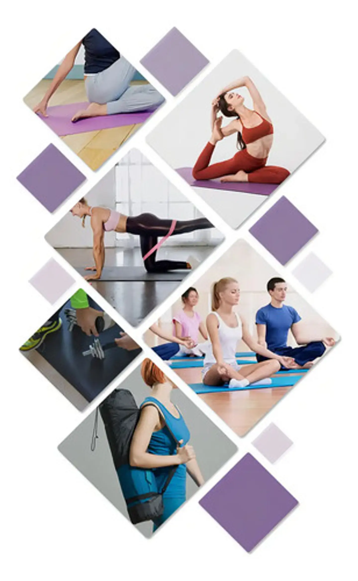183*61*0.6cm Tapete Yoga Portátil Pilates Fitness Ejercicio Color Azul 2