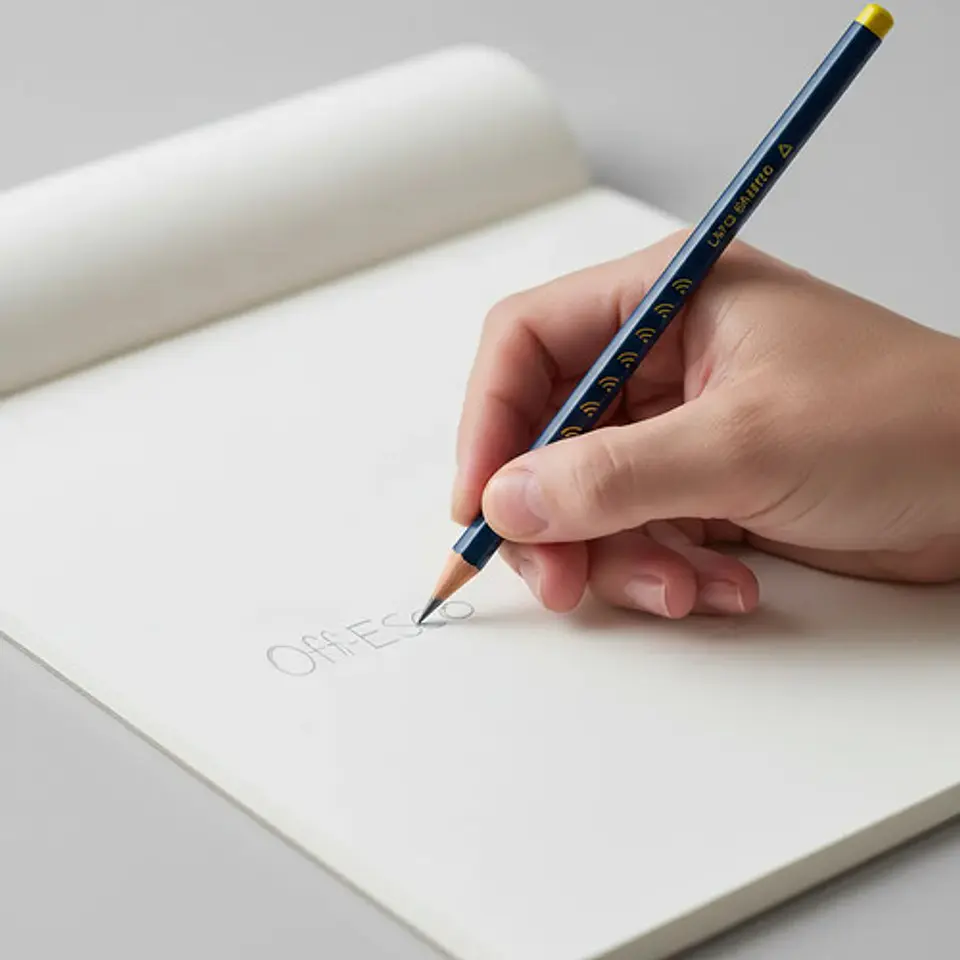 Lápiz Grafito Hb 2 Offi-esco Escritura Dibujo Preciso 6
