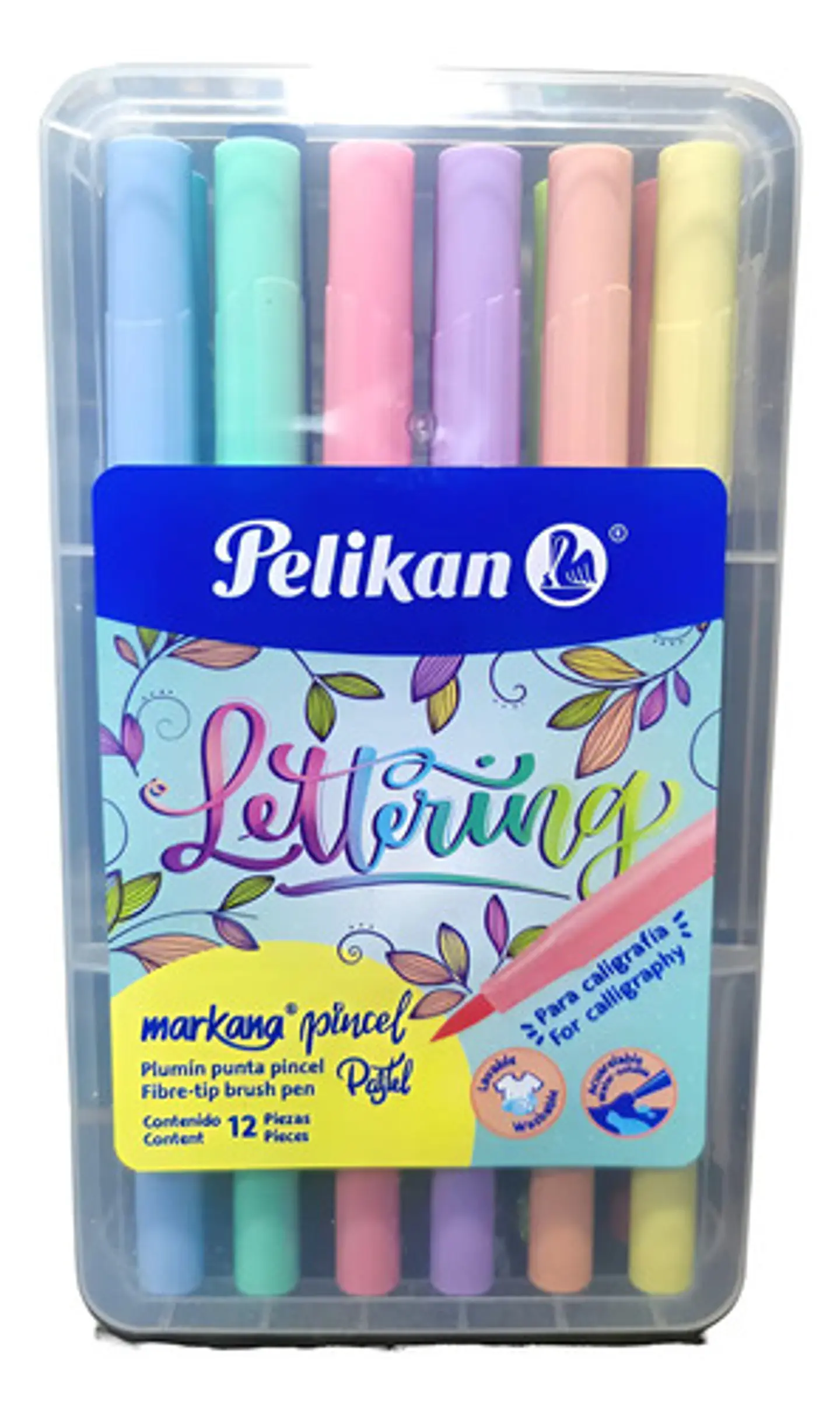 Marcador De Agua Punta Pincel Markana Pastel Pelikan 1