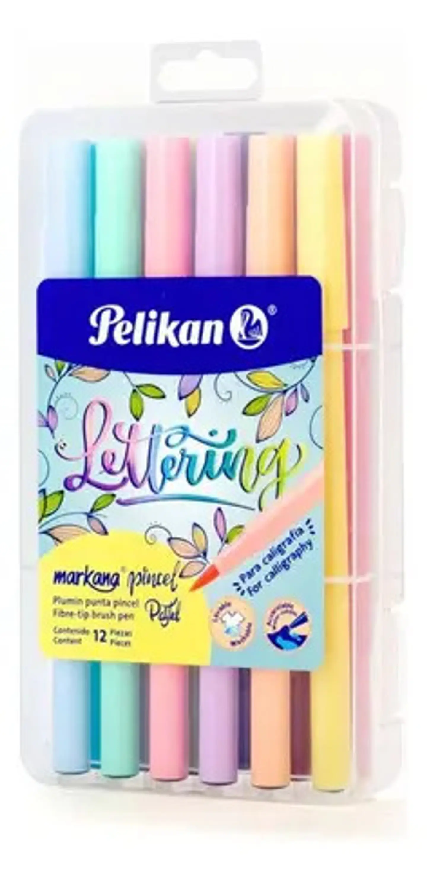 Marcador De Agua Punta Pincel Markana Pastel Pelikan 2