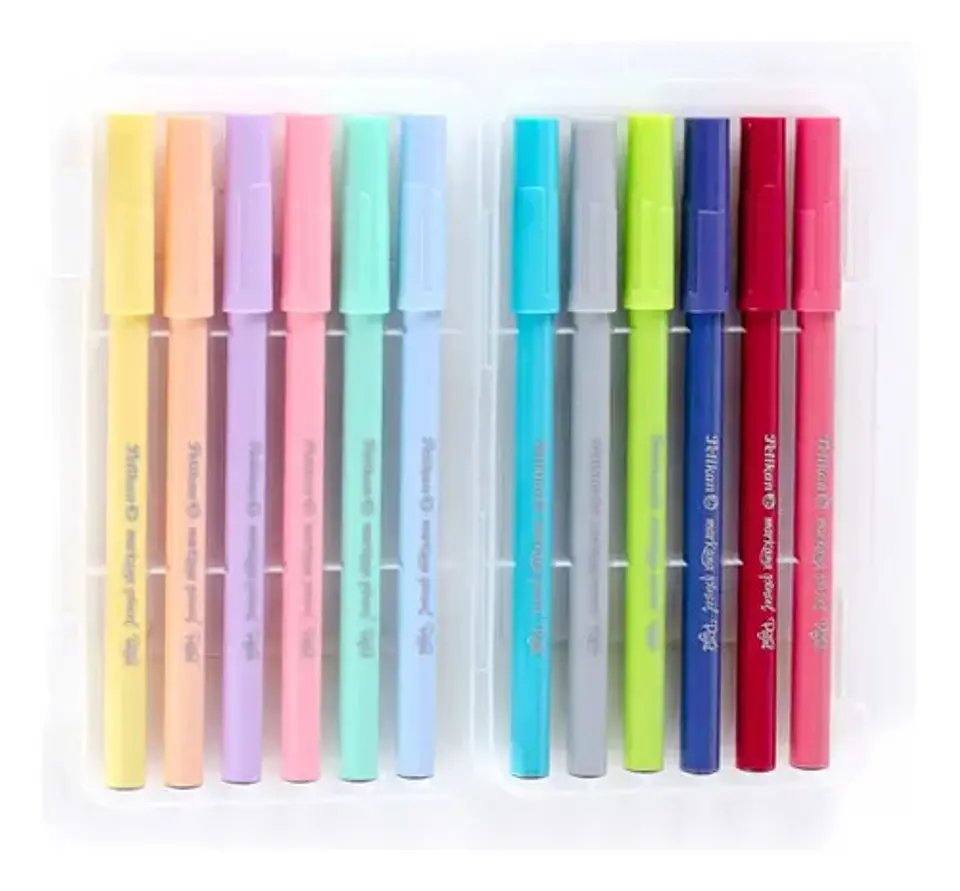 Marcador De Agua Punta Pincel Markana Pastel Pelikan 3